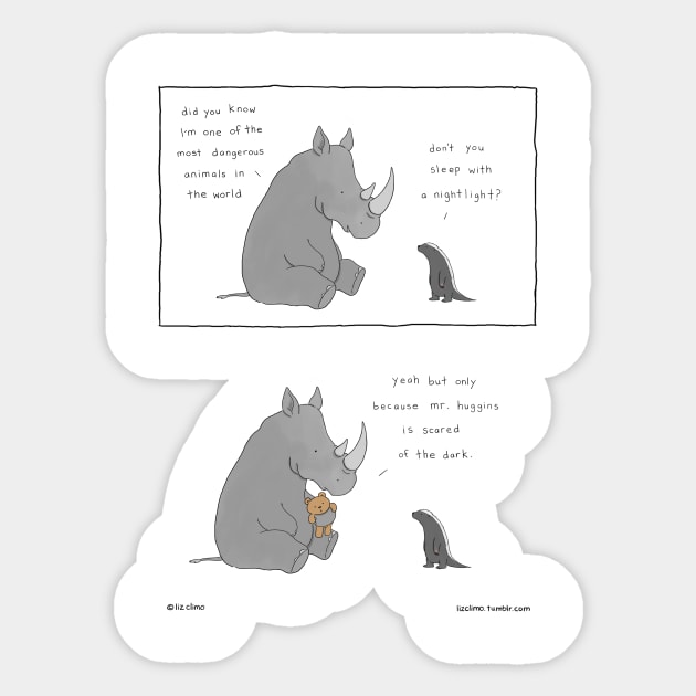 Most Dangerous Sticker by Liz Climo